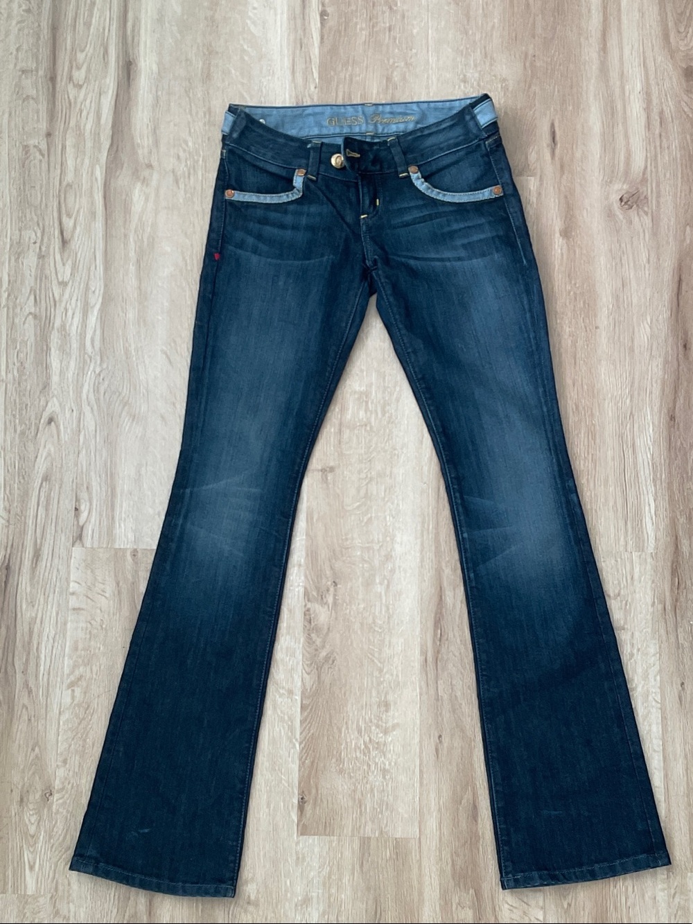Guess Premium Dark Indigo Flare Jeans